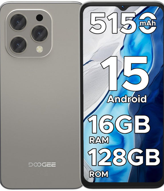 DOOGEE N55 – Android 15 Smartphone (16GB + 128GB)