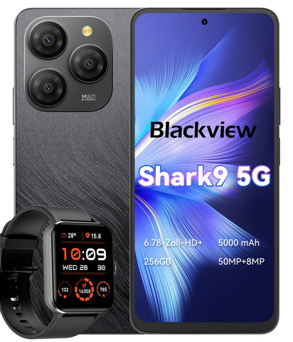 Blackview Shark 9 5G AI – Schlank. Stark. Smart
