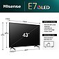 HISENSE 43E77NQ – 43" (108 cm) QLED 4K UHD Smart TV