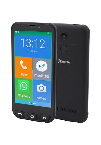 OLYMPIA OFFICE NEO 2286 Smartphone – Seniorengerechtes Mobiltelefon (schwarz)