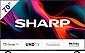 SHARP 4T-C70GLx LED-Fernseher – 70" (177 cm) 4K Ultra HD Google TV