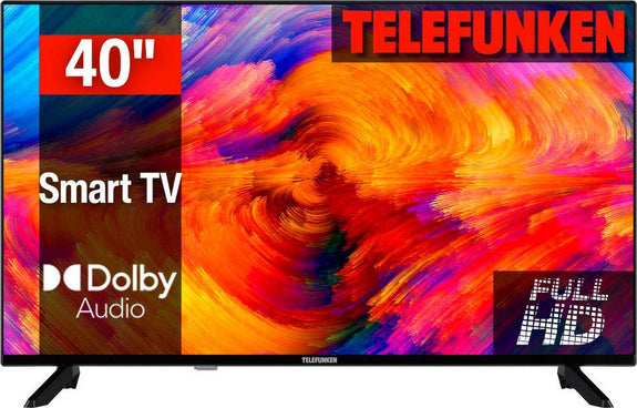 TELEFUNKEN D40F750M1CWI – 40" (100 cm) Full HD LED-TV mit Smart-Funktionen