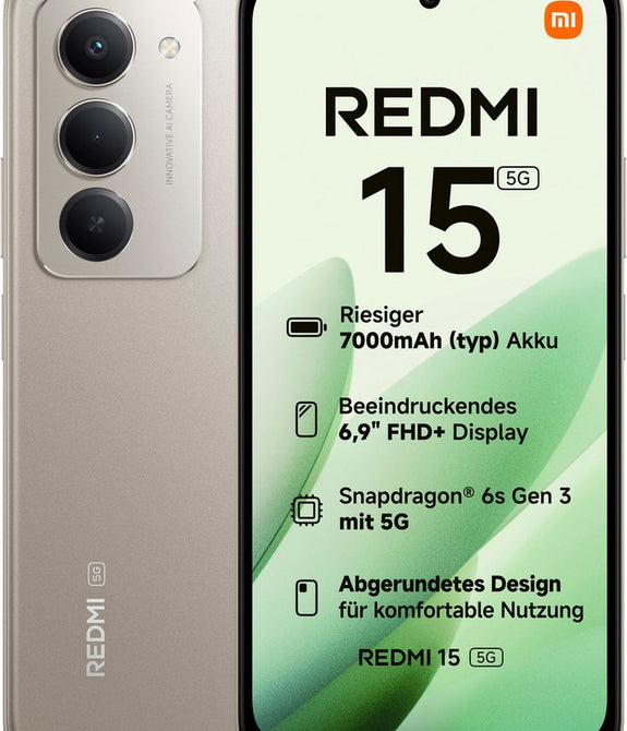 Xiaomi Redmi 15 5G – 256 GB Smartphone